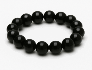 Vòng tay nam đá Obsidian