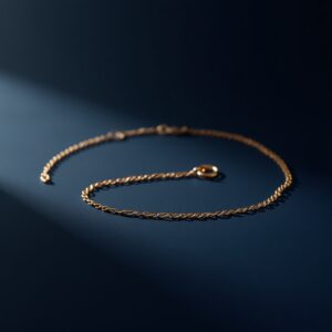 Lắc Tay Vàng 18K Dạng Xích Nhỏ